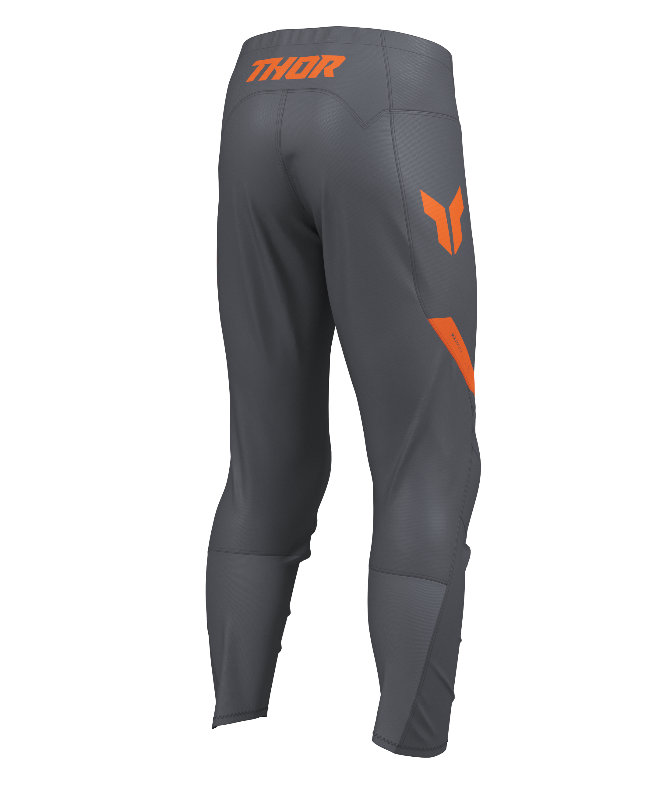 Dětský motokrosový komplet kalhot a dresu THOR RIDEMODE RACEWEAR barva menace charcoal