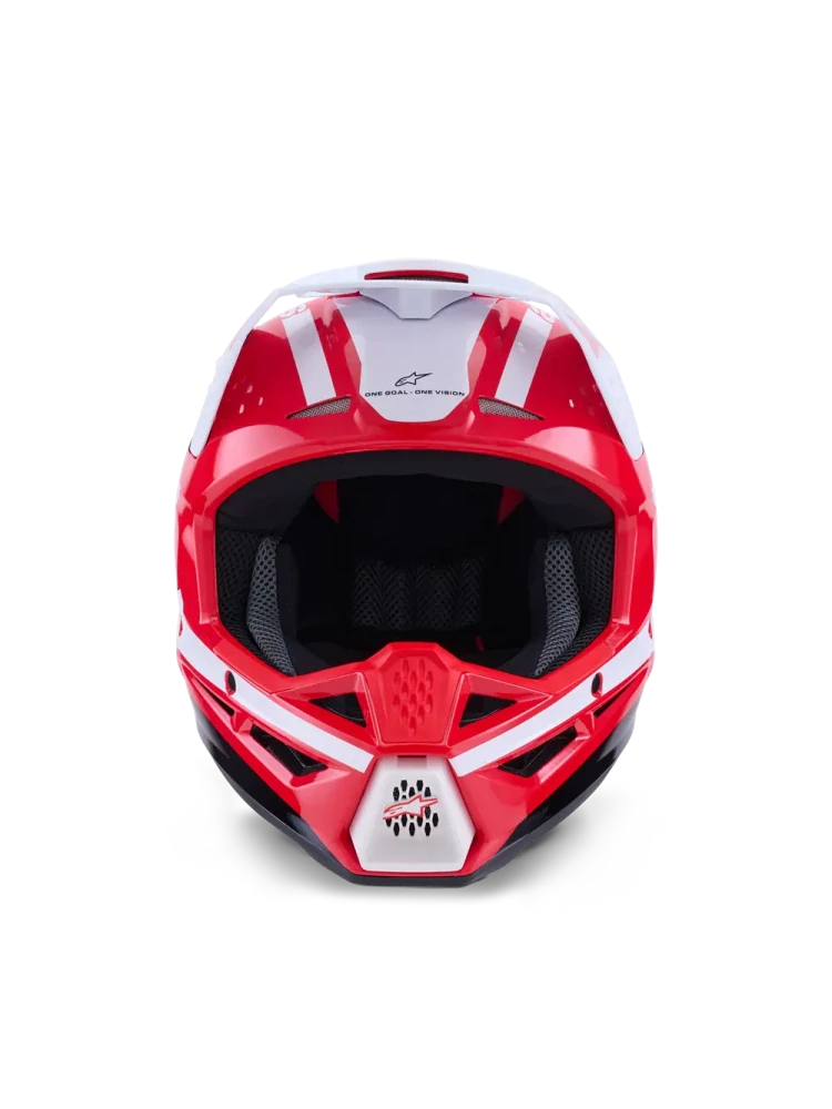 Motokrosová přilba ALPINESTARS SM3 / SM-3 / S-M3 / 8300926-3126 HEAT bílá/červená/černá