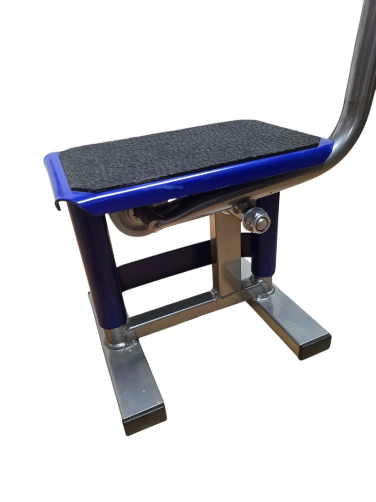 Mini motokrosový nízký stojan stojan MX LN pro malé motocykly 50cc barva modrá 