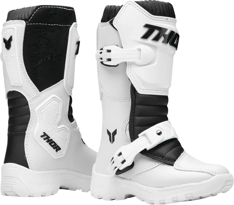 Dětské motokrosové boty / MX boty / motokrosová obuv THOR BLITZ MINI XR barva bílá/černá - pár