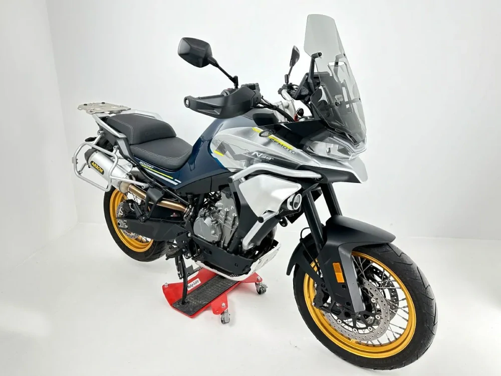 Plexi motocyklu WRS pro CF MOTO 800 MT rok 2022-2026 verze TOURING výška 52,3 cm, barva kouřová