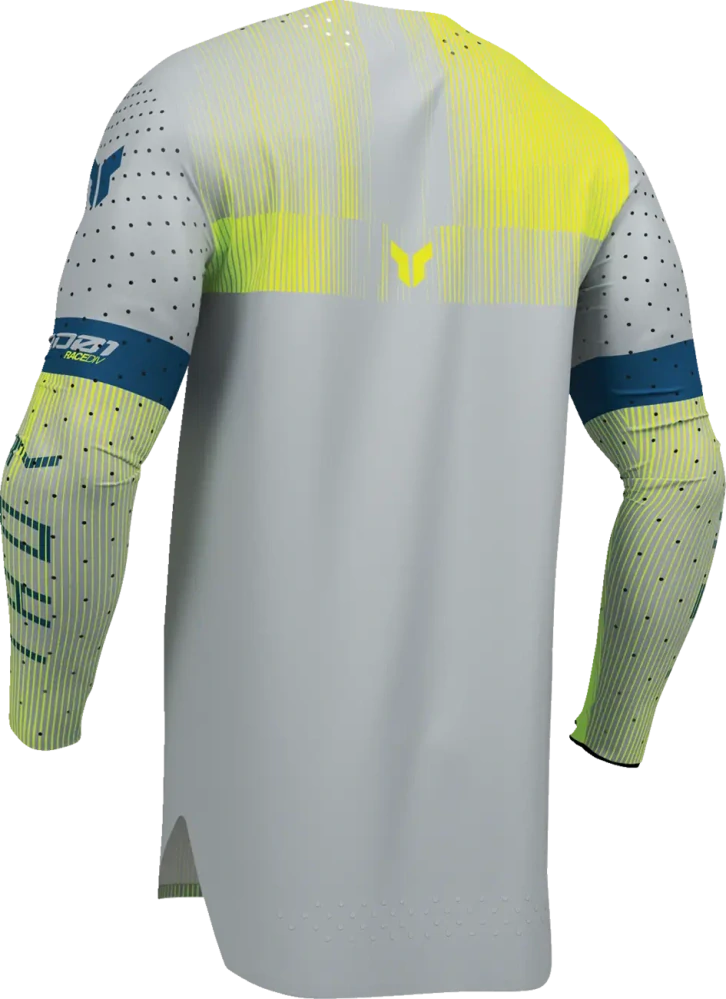 Lehký a pružný motokrosový - enduro dres THOR SPORTMODE VANISH barva šedá/deep modrá