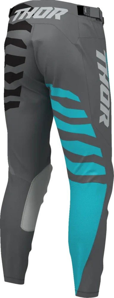 Motokrosové / enduro kalhoty THOR LAUNCHMODE SHREDDER barva šedá/modrá