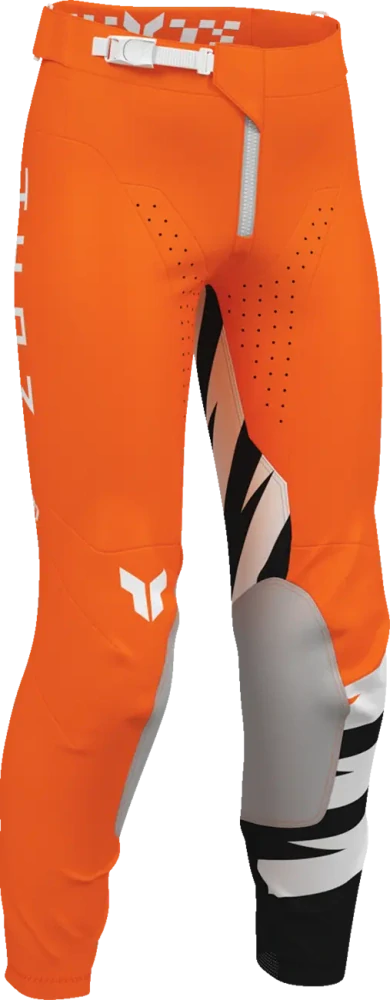 A Dětský sportovní motokrosový komplet kalhot a dresu THOR LAUNCHMODE SHOCKIE barva oranžová/černá velikost 24+M