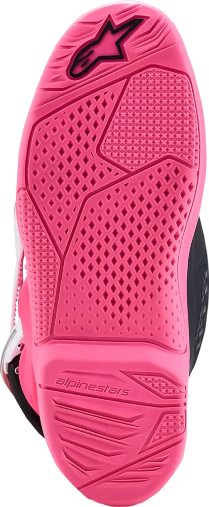 Dětské motokrosové boty / MX obuv ALPINESTARS TECH 7S barva černá/růžová/bílá