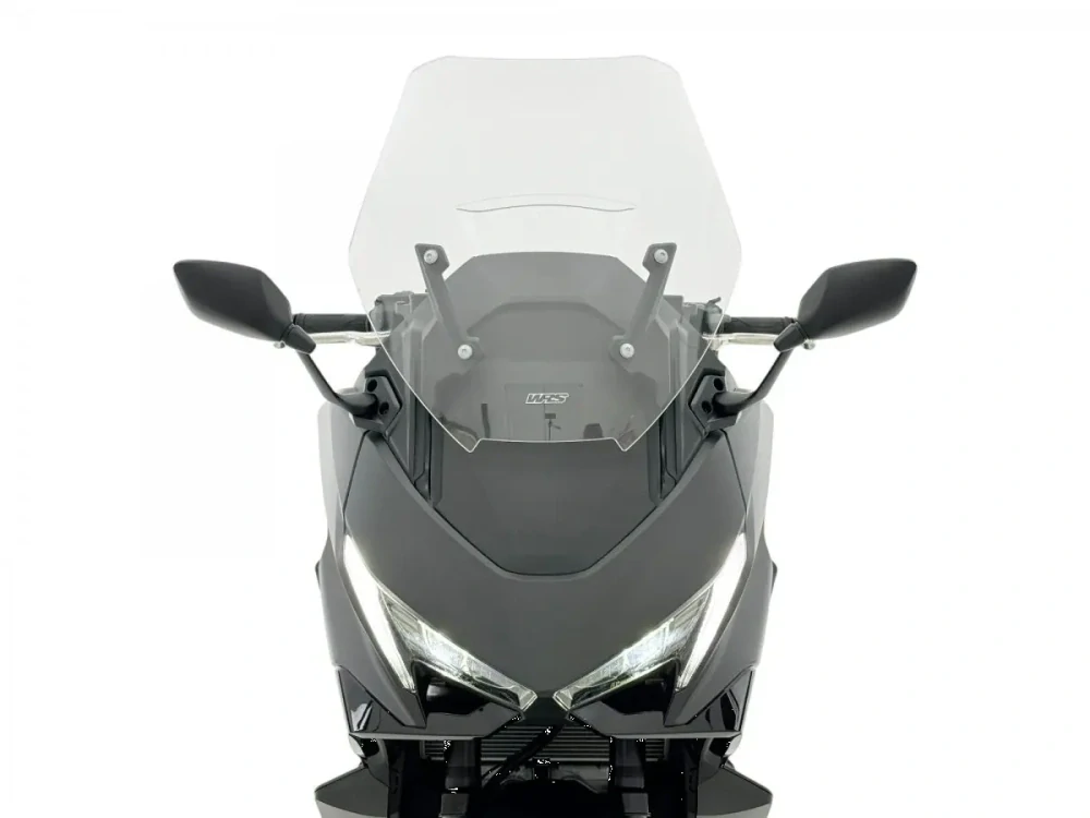 Plexi motocyklu WRS verze INTERMEDIO pro HONDA FORZA 750 rok 2025-2026 barva čirá, výška 48,5 cm (1,3 cm nižší než originál)
