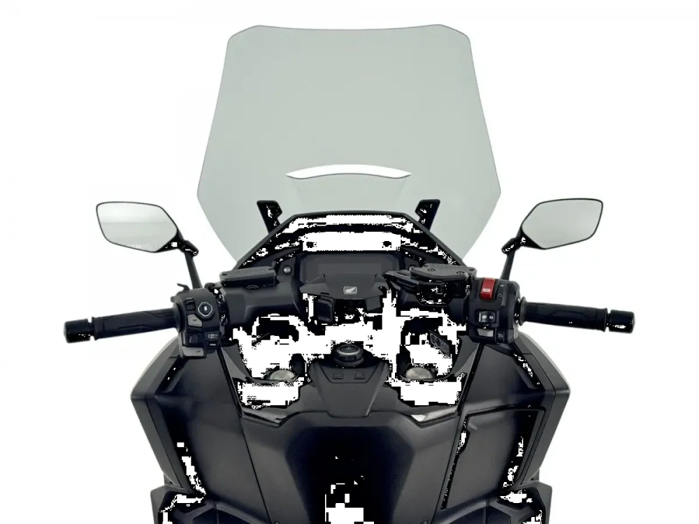 Plexi motocyklu WRS verze TOURING pro HONDA FORZA 750 rok 2025-2026 barva kouřová, výška 56,3 cm o 6,5 cm vyšší než originál plexi