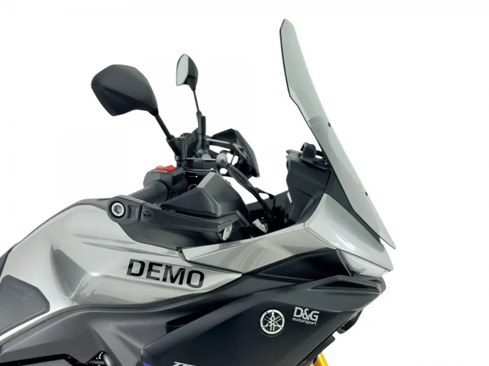 Plexi motocyklu WRS verze TOURING pro YAMAHA RACER 7 / GT rok 2025-2026 barva kouřová, výška 53,5 cm