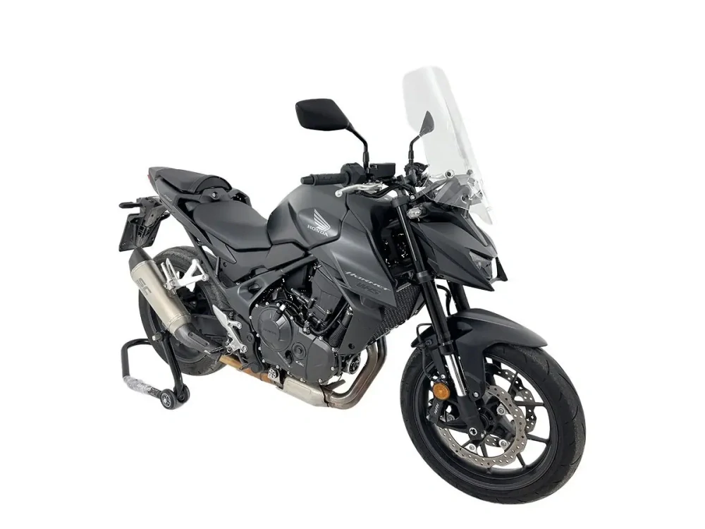 Plexi motocyklu WRS verze CAPONORD pro HONDA HORNET 750 rok 2025-2026 barva čirá, výška plexi 51 cm, bez montážní sady