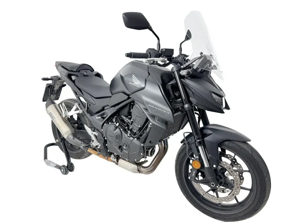 Plexi motocyklu WRS verze TOURING pro HONDA HORNET 750 rok 2025-2026 barva čirá, výška plexi 43 cm, bez montážní sady