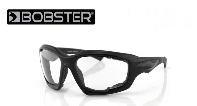 Motocyklové sluneční brýle BOBSTER DESPERADO lesklý černý rám/kouřové sklo