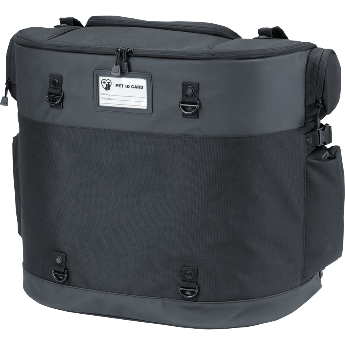 a Textilní brašna na motocykl pro zvířata KÜRYAKYN BAG PET PALACE TITAN objem 78 litrů, barva černá, pro domácí mazlíčky do 15,8 kg