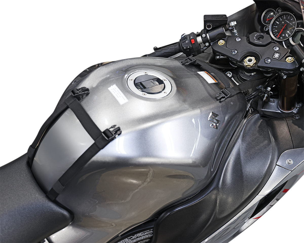 Taška - kufr - tank bag - brašna na nádrž motocyklu NELSON RIGG TANK BAG COMMUTER LITE černý, obsah 5,8 l až 8,4 l