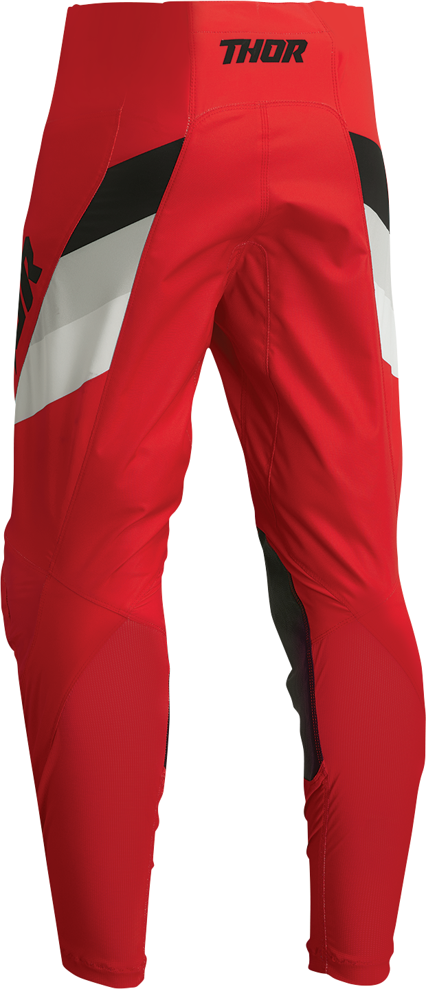 A Dětský motokrosový/MTB komplet THOR PULSE RACEWEAR TACTIC červená vel. 26+L