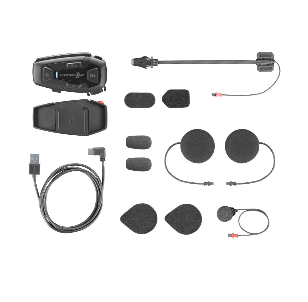 Bluetooth headset pro uzavřené a otevřené přilby INTERPHONE U-COM8R