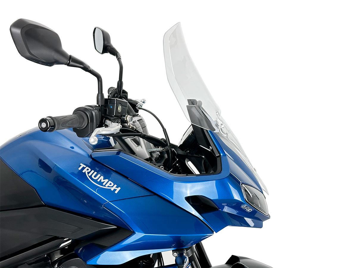 Plexi motocyklu WRS verze TOURING pro motocykly TRIUMPH TIGER SPORT 660 ABS rok 2022-2024, barva čirá