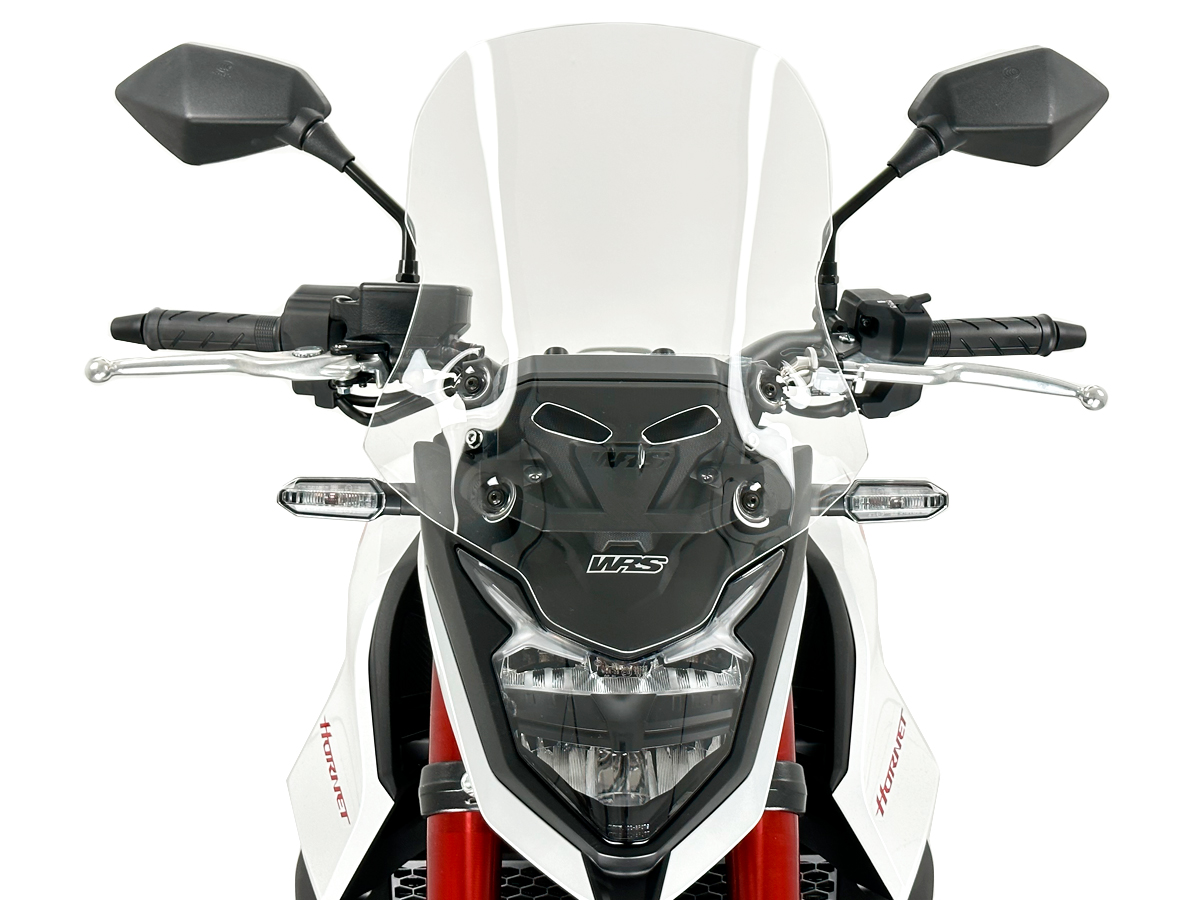 Plexi motocyklu WRS TOURING pro HONDA CB 750 ABS R rok 2023, výška 43 cm, šíře 35 cm, barva čirá 