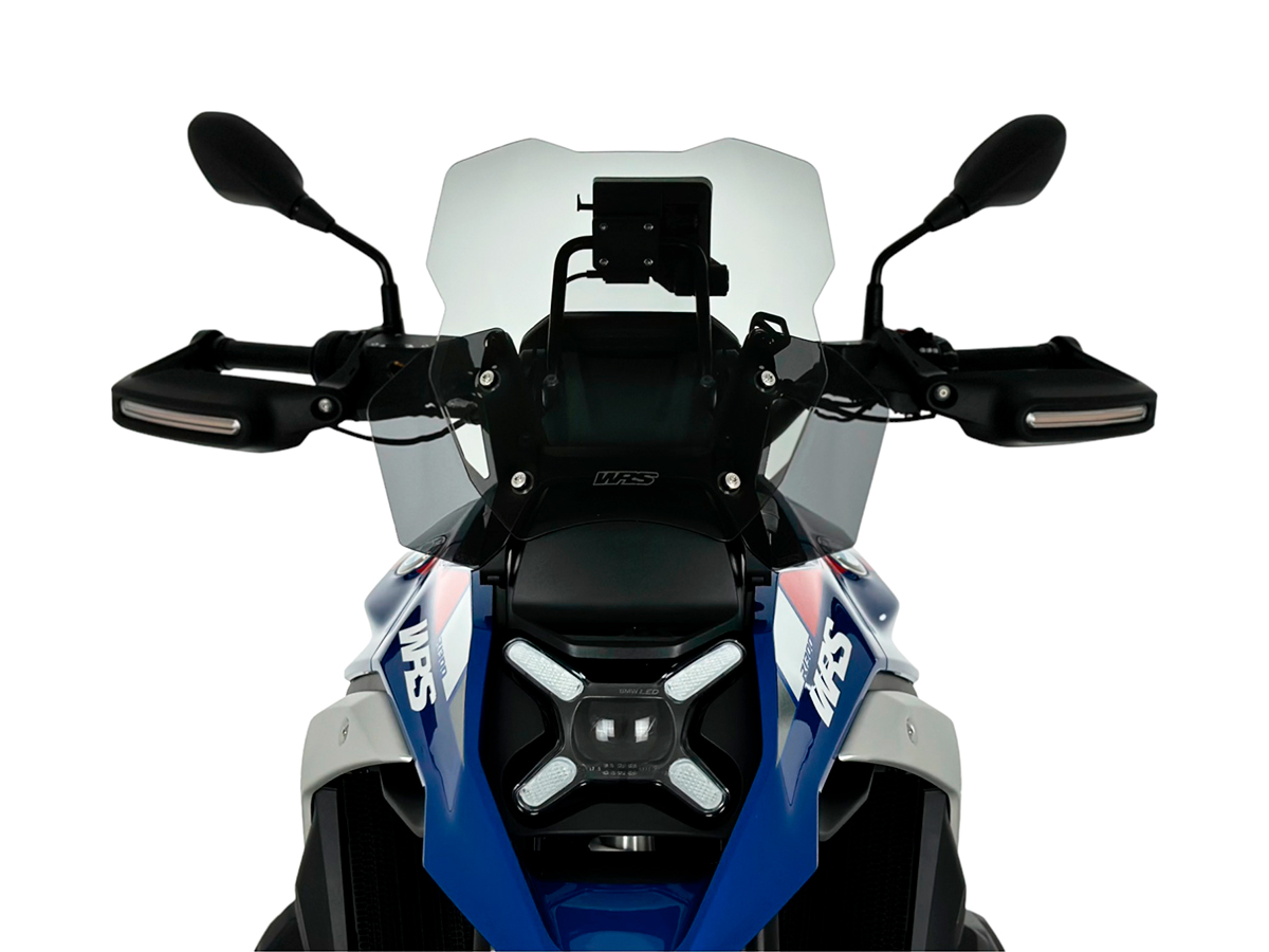 Plexi motocyklu WRS TOURING pro BMW R 1300 GS ABS rok 2023-2024 barva kouřová bez deflektorů 