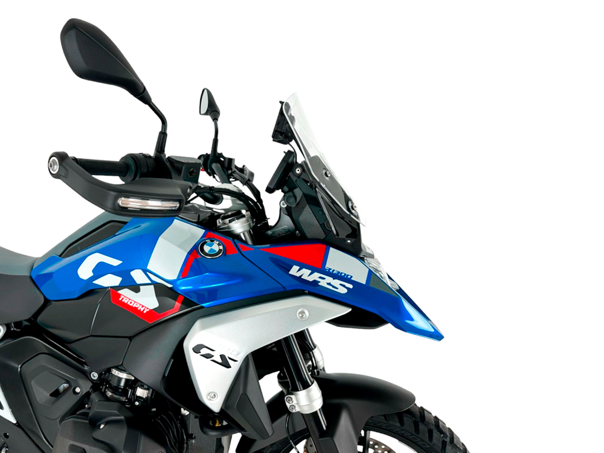Plexi motocyklu WRS STANDARD pro BMW R 1300 GS ABS rok 2023-2024 barva čirá bez deflektorů 