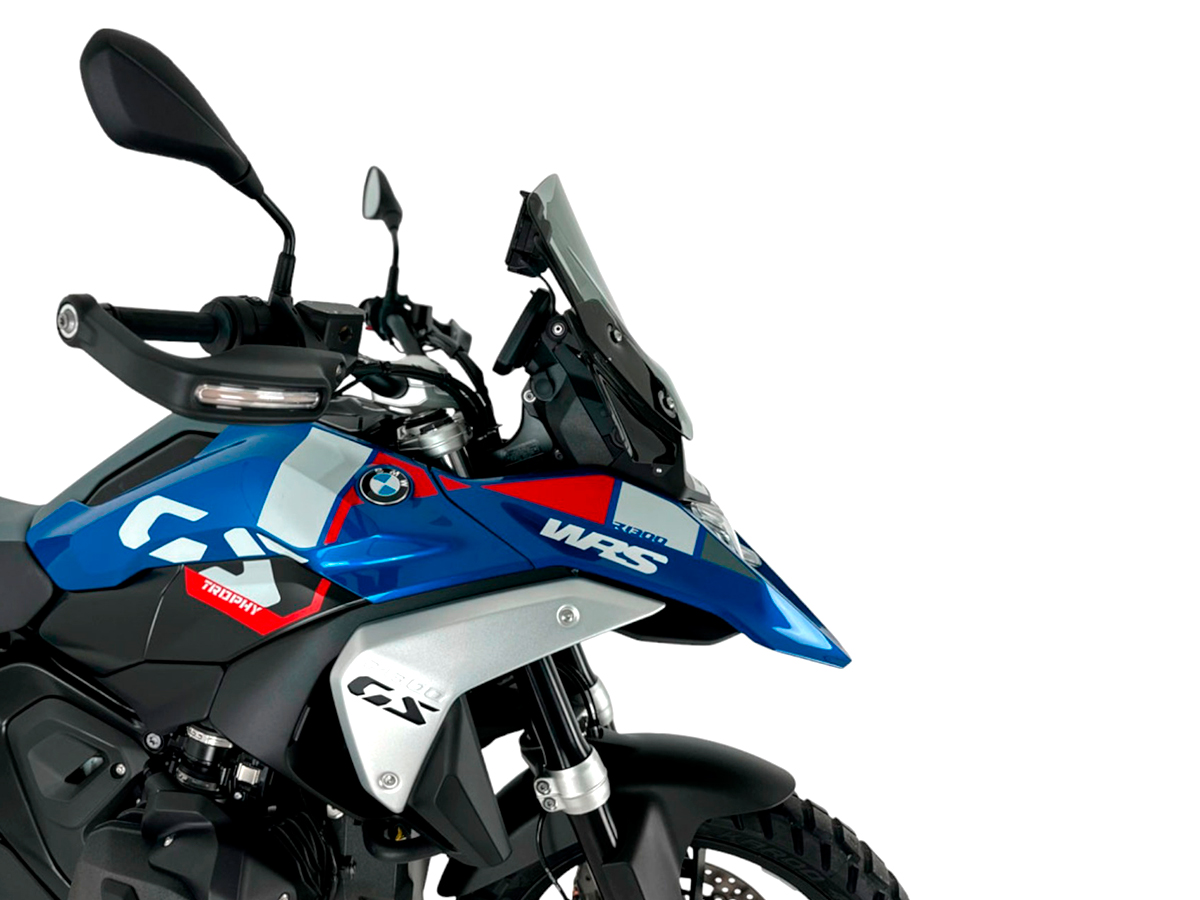 Plexi motocyklu WRS STANDARD pro BMW R 1300 GS ABS rok 2023-2024 barva kouřová bez deflektorů 