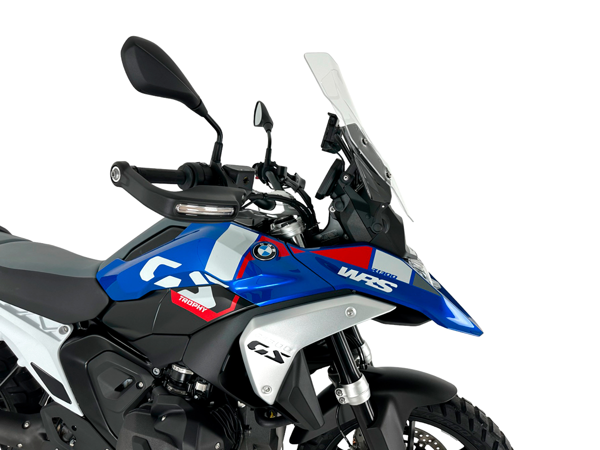 Plexi motocyklu WRS TOURING BM088T pro BMW R 1300 GS ABS rok 2023-2024 barva čirá bez deflektorů 