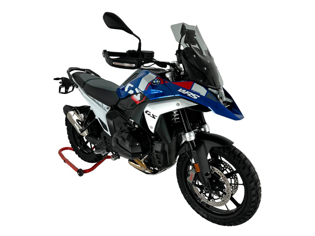 Plexi motocyklu WRS TOURING BM088F pro BMW R 1300 GS ABS rok 2023-2024 barva kouřová bez deflektorů 