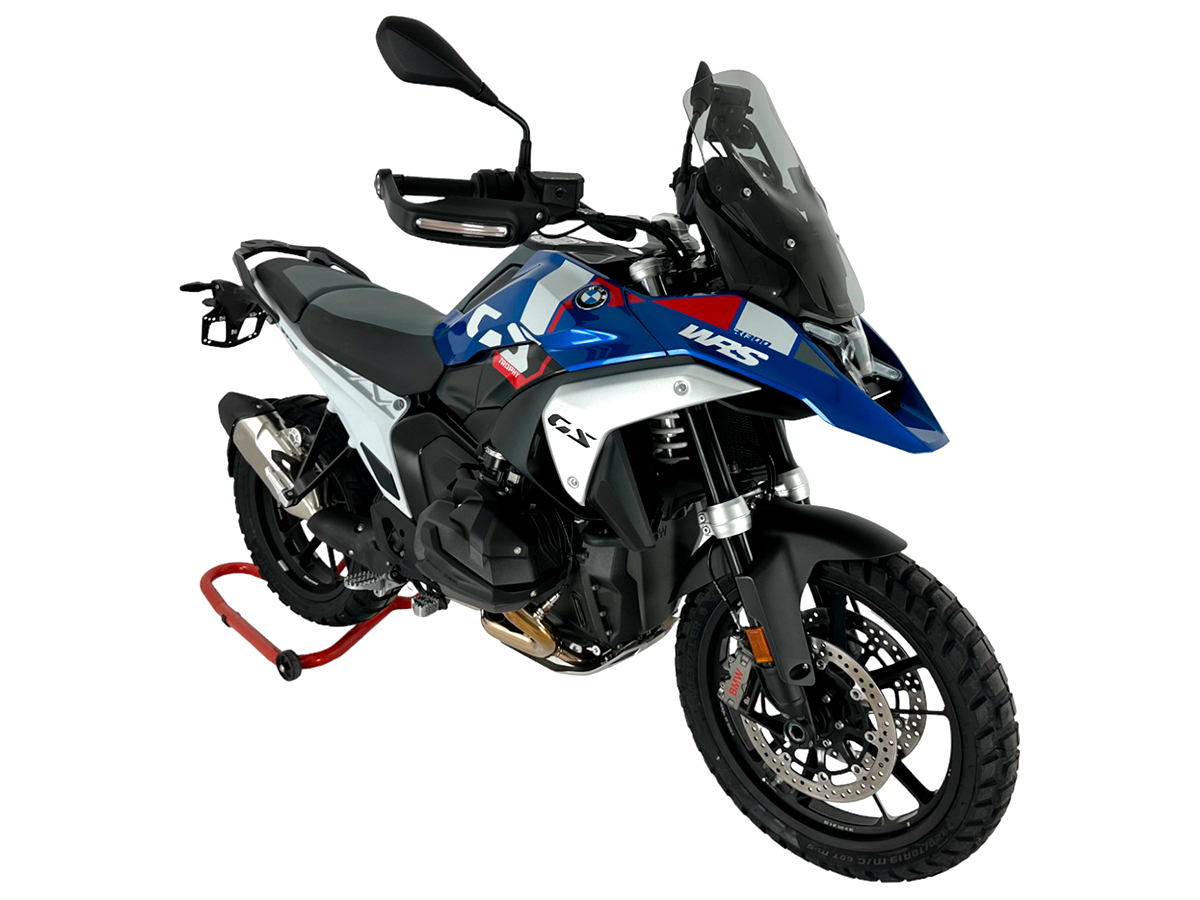 Plexi motocyklu WRS STANDARD BM089F pro BMW R 1300 GS ABS rok 2023-2024 barva kouřová bez deflektorů 