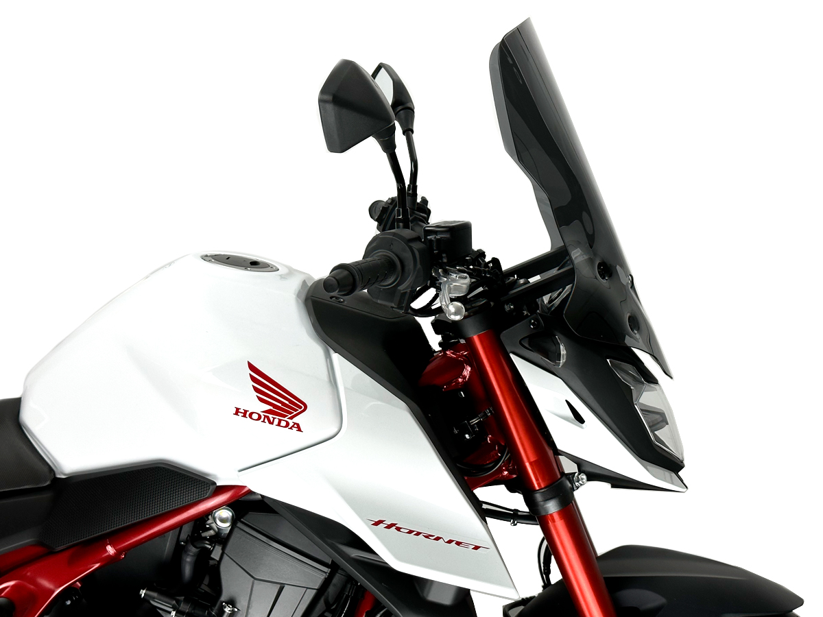 Plexi motocyklu WRS verze CAPONORD pro HONDA HORNET 750 ABS rok 2023-2024 barva tmavě kouřová, výška plexi 51 cm