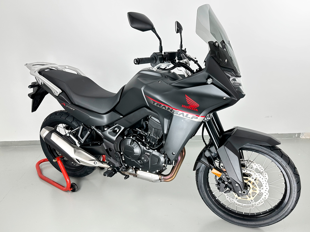 Plexi motocyklu WRS verze TOURING pro HONDA XL 750 TRANSALP ABS rok 2023-2024 barva kouřová, výška plexi 45,5 cm