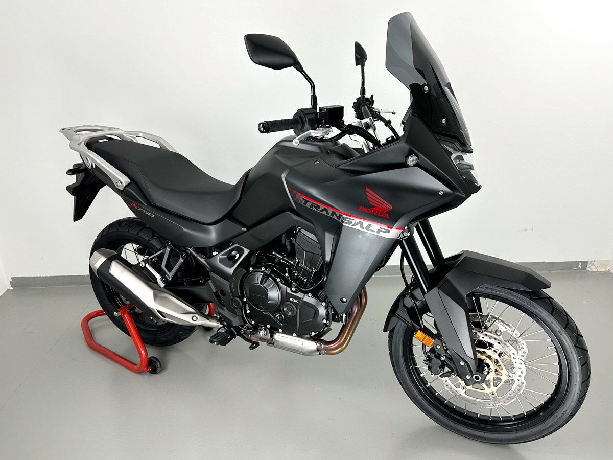 Plexi motocyklu WRS verze TOURING pro HONDA XL 750 TRANSALP ABS rok 2023-2024 barva tmavě kouřová, výška plexi 45,5 cm