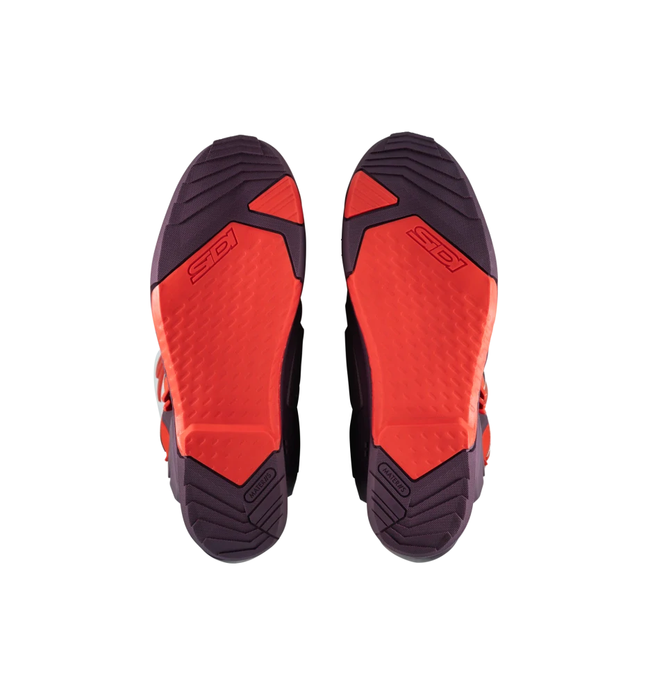 Motokrosové / enduro boty SIDI CROSSAIR barva vínová/červená/bílá, pár