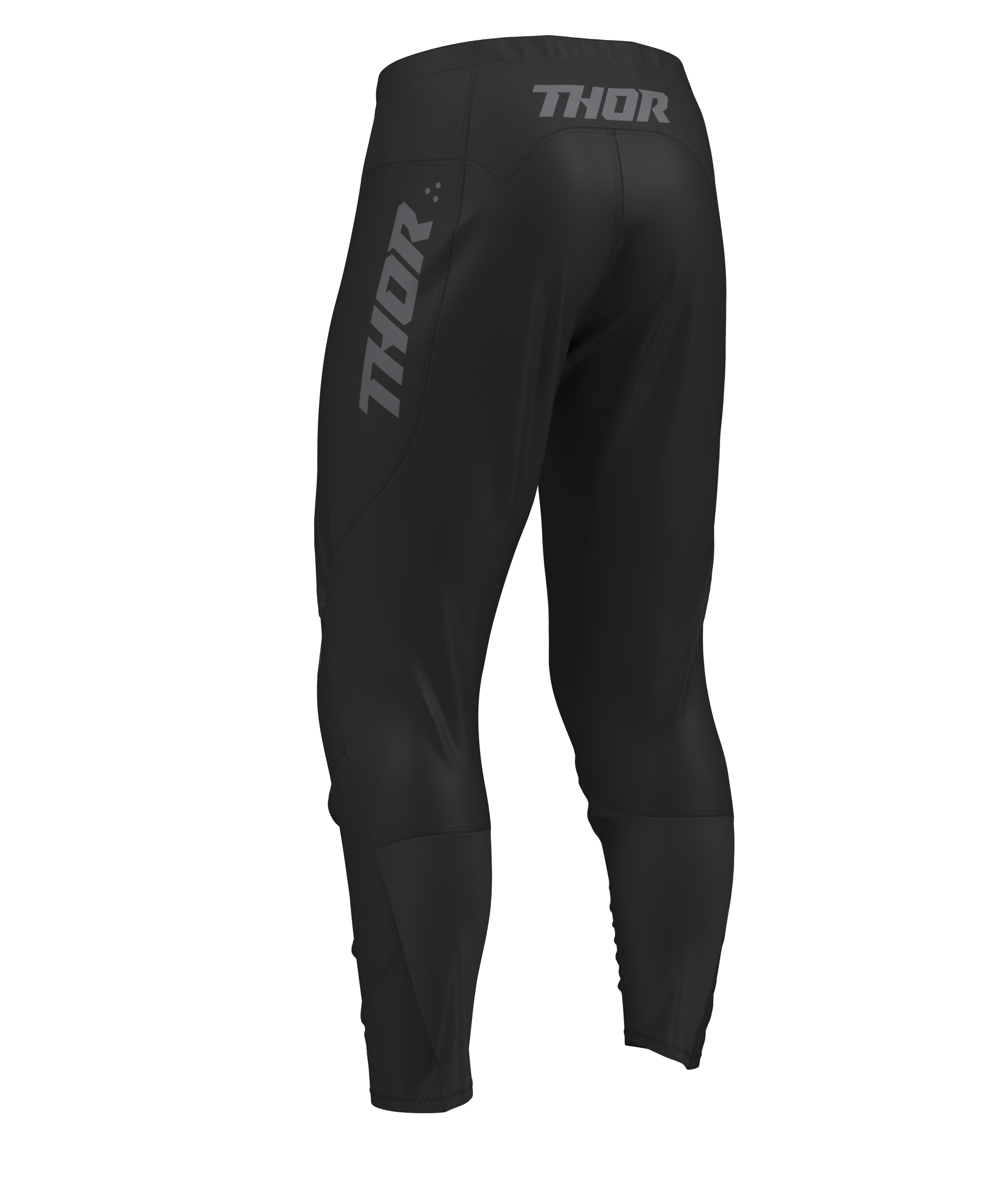 Dětský motokrosový komplet kalhot a dresu THOR RIDEMODE RACEWEAR MENACE barva černá/šedá 