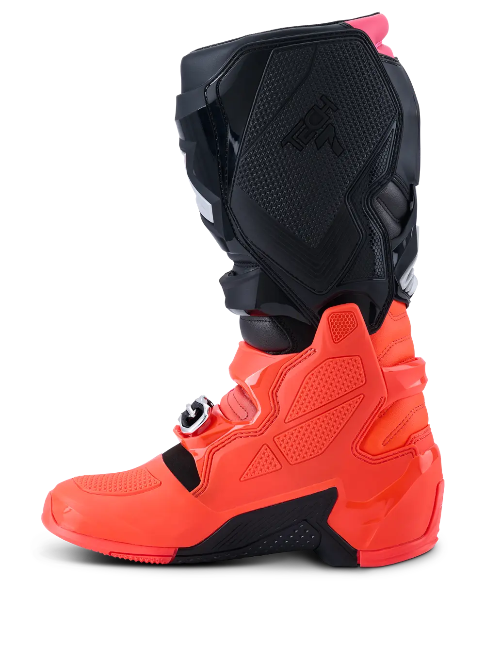 a Motokrosové boty / mx obuv ALPINESTARS TECH 7 / 2012025-1576 barva černá/červená fluo/růžová 26 velikost US 10 / EU 44,5