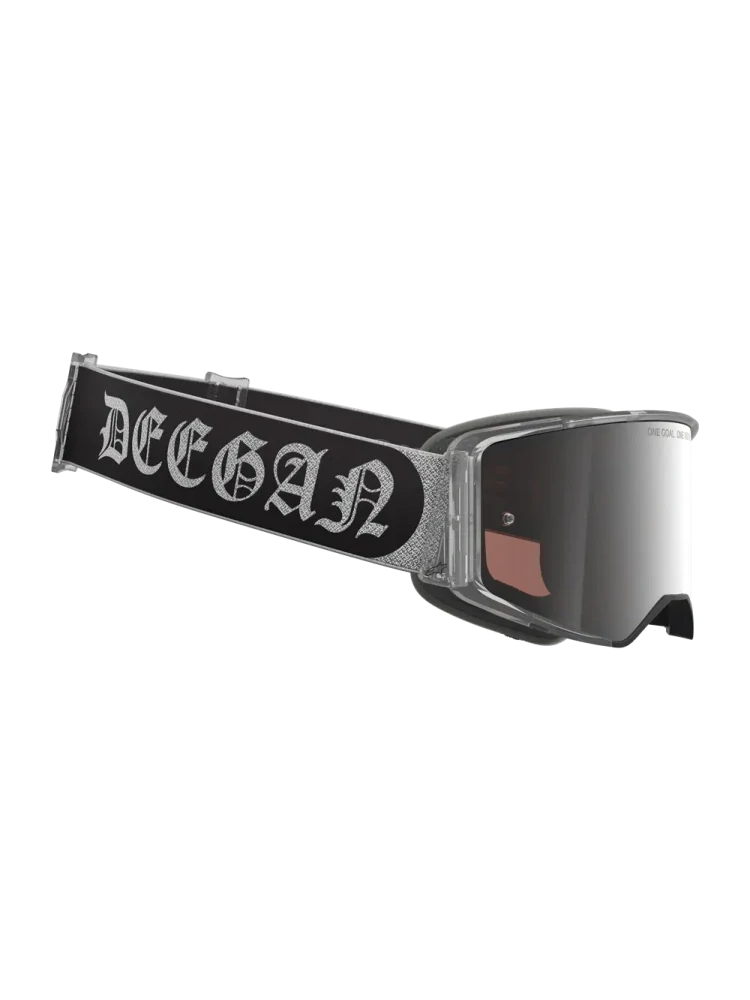 Limitovaná edice motokrosových / enduro brýlí ALPINESTARS GOGGLE SUPERTECH HAIDEN DEEGAN 5100926-1884 Signature Goggle barva stříbrná/černá se stříbrným zrcadlovým plexi 