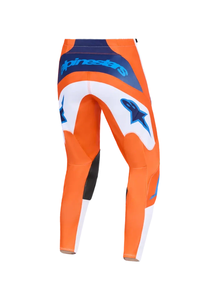 a Motokrosový komplet kalhot a dresu ALPINESTARS FLUID GRID barva bílá/modrá/oranžová velikost 34+L