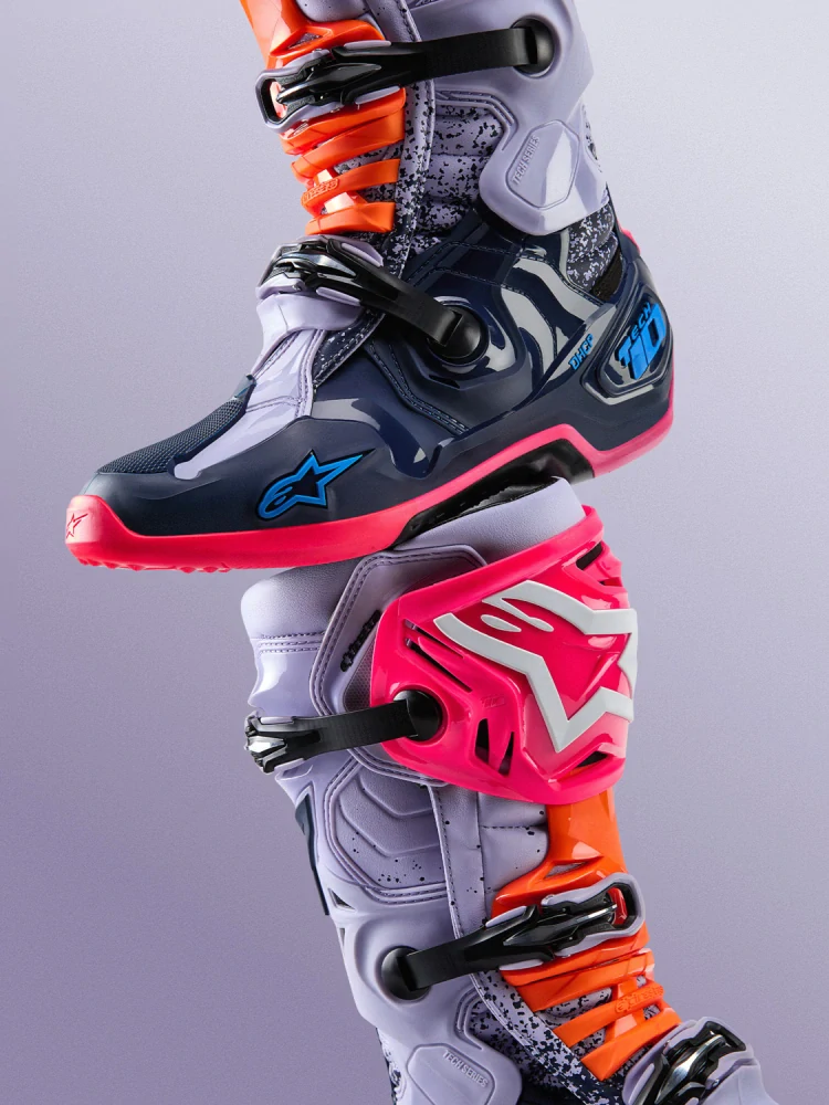 Motokrosové boty ALPINESTARS TECH 10 TOMAC LIMITED EDITION RECORDS COLLECTION