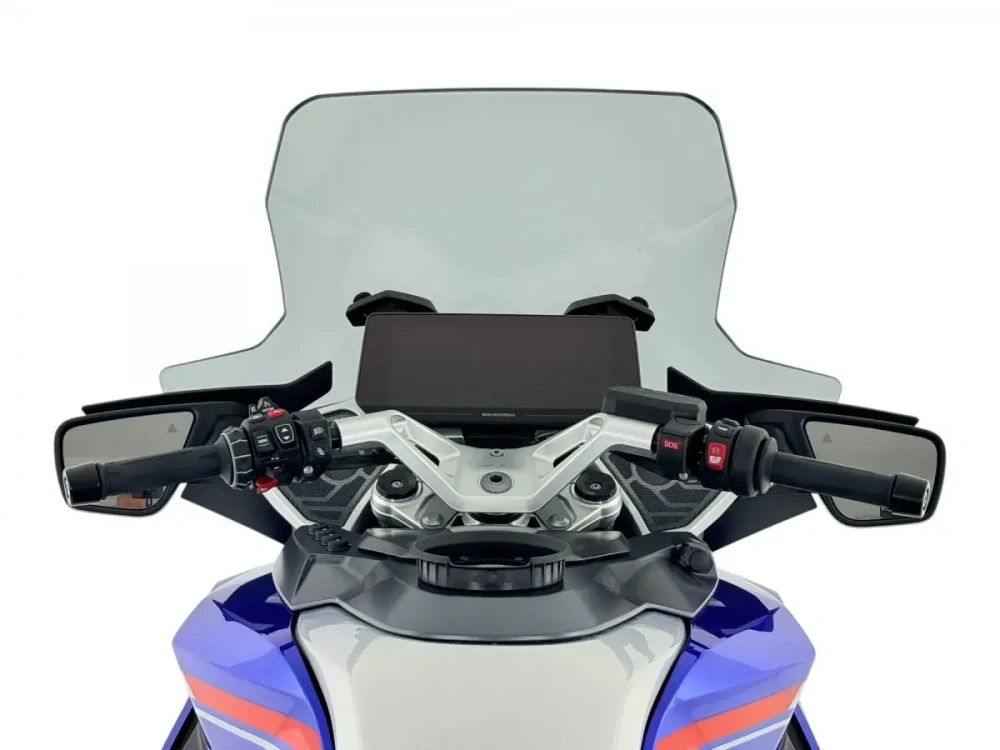 Plexi motocyklu WRS VERZE TOURING pro motocykl BMW R 1300 RT 2025-2026 barva kouřová, výška plexi 59,5 cm,