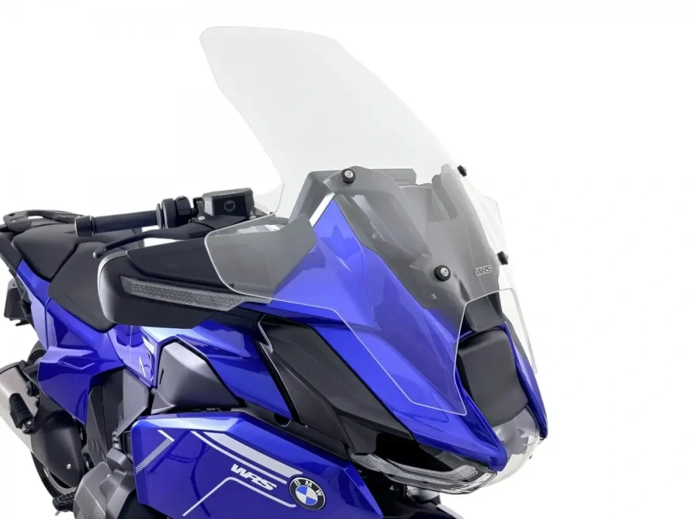 Plexi motocyklu WRS VERZE TOURING pro motocykl BMW R 1300 RT 2025-2026 barva čirá, výška plexi 59,5 cm,