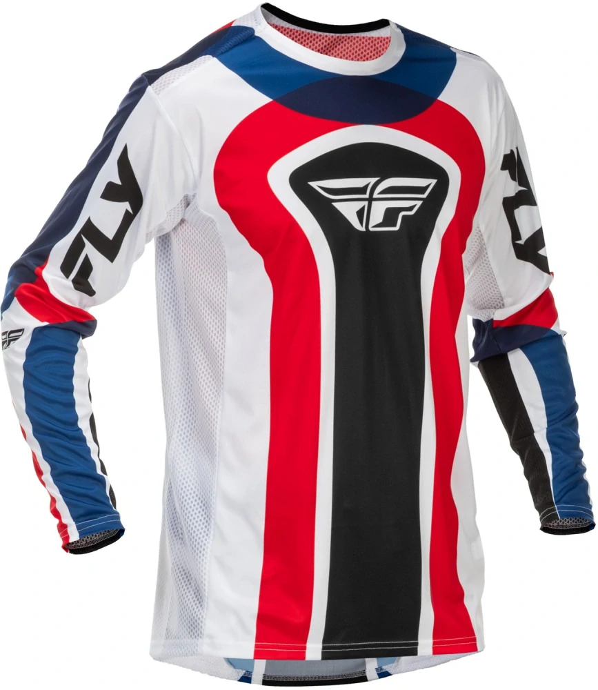 a Lehký a maximálně pohodlný motokrosový komplet kalhot+dresu FLY RACING LITE USA 2026 barva šedá/černá velikost 32+M