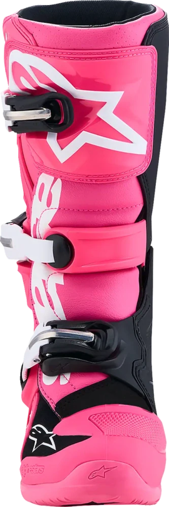 Dětské motokrosové boty / MX obuv ALPINESTARS TECH 7S barva černá/růžová/bílá