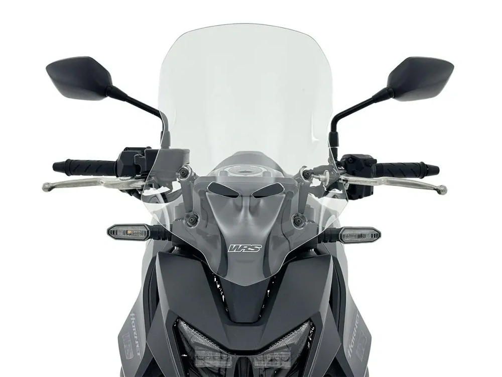 Plexi motocyklu WRS verze TOURING pro HONDA HORNET 750 rok 2025-2026 barva čirá, výška plexi 43 cm, bez montážní sady