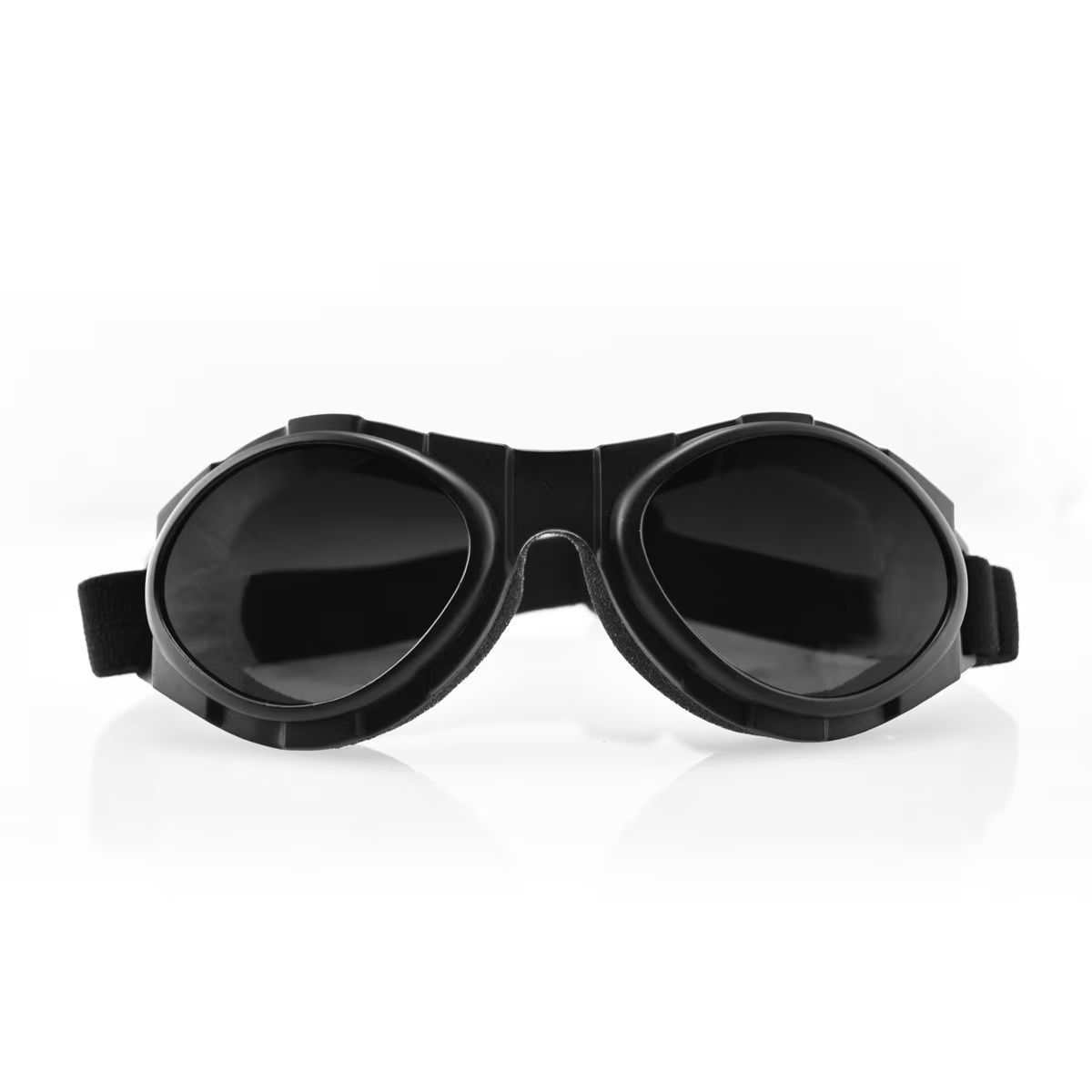 Motocyklové sluneční brýle BOBSTER BUG EYE II matný černý rám, tři druhy čoček 