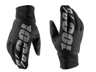 a Motokrosové rukavice 100% BRISKER HYDROMATIC BLACK vel. M