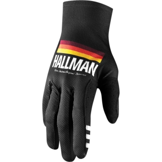 A Motokrosové rukavice THOR HALLMAN MAINSTAY ČERNÉ VEL. S