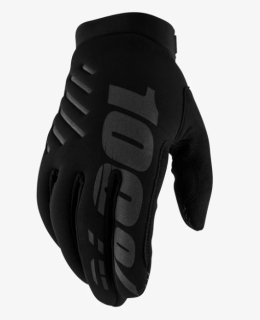 a Motokrosové rukavice do chladného počasí  100% BRISKER BLACK vel. L