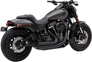 Kompletní výfuk Cobra 909 2-into-2 pro Harley Davidson FXFBS rok 2018-2022, barva černá