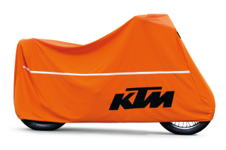 Motocyklová ochranná plachta na motocykl KTM PROTECTIVE INDOOR COVER 62512007000, barva oranžová 