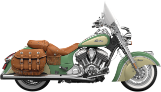 Koncovky výfuku RINEHART RACING MUFFLER SLIP-ON 10 cm (4")  pro INDIAN SPRINGFIELD 111 ABS rok 2016-2021 viz popis, barva chrom/černé konce 