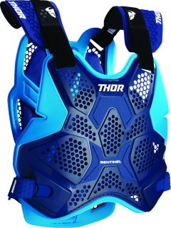 Lehký hrudní / zádový chránič THOR SENTINEL PRO CHEST PROTECTOR  barva navy modrá, velikost M/L
