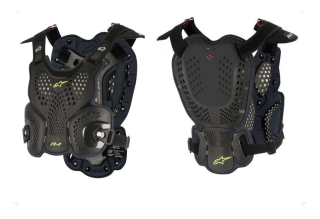 A Hrudní chránič  ALPINESTARS A-1 ROOST GUARD ČERNÝ 6700116-104 , velikost M/L, pro obvod hrudníku 98-108 cm